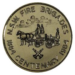 Medal - Centenary of New South Wales Fire Brigade, 1984 AD