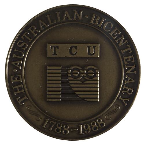 Medal - Tasmanian Teachers Credit Union Australian Bicentenary, 1988 AD