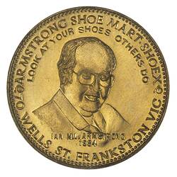 Medal - Armstrong Shoe Mart, Frankston, 1988 AD