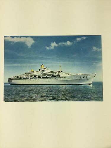 Postcard - SS Oriana, 1968