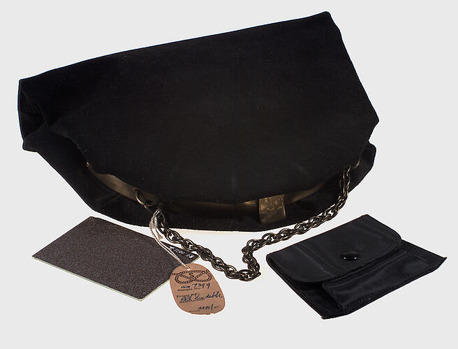 Handbag - Black Suede