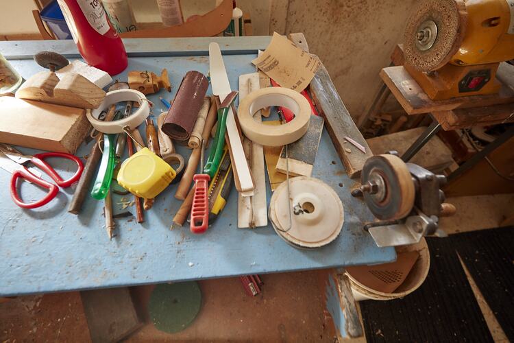 Workshop Bench With Tools, Joseph Scerri, Brunswick, 20 Mar 2023