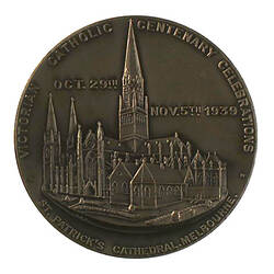 Australia, Victorian Catholic Centenary Celebrations, Reverse