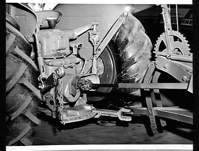 FORDSON DIESEL AND POTATO DIGGER: JULY 1954