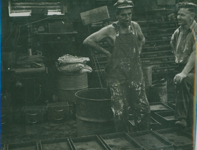 Photograph - Foundry process operators