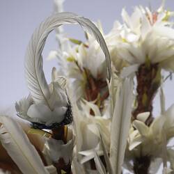 Bird of Paradise Headdress, detail of top