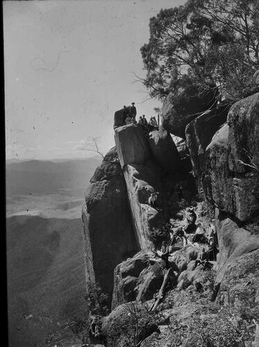 Lantern Slide - Lookout, Mt Buffalo, Victoria, 1908-1909. [BA 1960]
