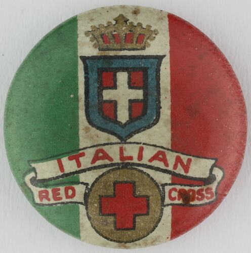 Badge - 'Italian Red Cross', World War I