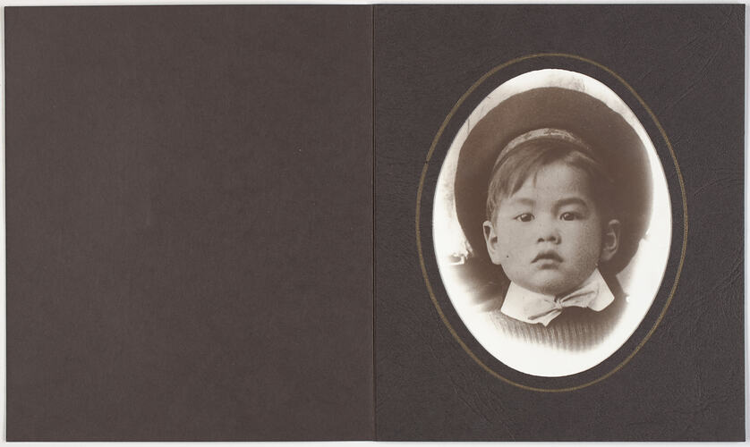 Digital Image - Leo Takeshi Hasegawa as a Child, Son of Setsutaro Hasegawa, Circa 1910