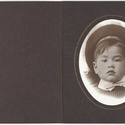 Digital Photograph - Moto Kozo Hasegawa as a Child, Victoria, circa 1910