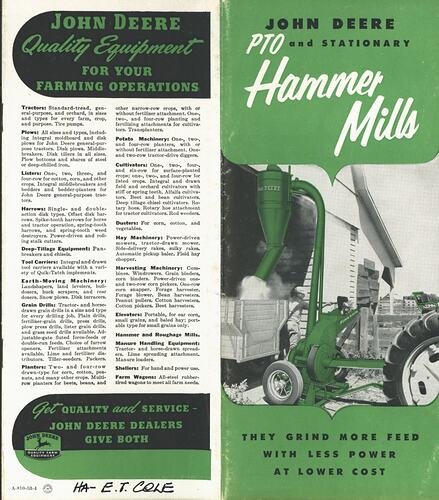 John Deere Hammer Mills