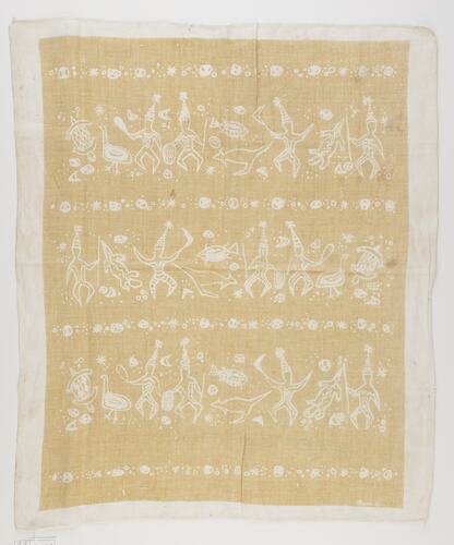 Tea Towel - John Rodriquez, Aboriginal Design, circa 1960s