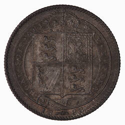 Coin - Shilling, Queen Victoria, Great Britain, 1888 (Reverse)