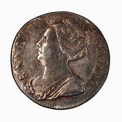 Coin - Twopence, Queen Anne, England, Great Britain, 1706 (Obverse)