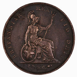 Coin - 1 Shilling, George IV, Great Britain, 1824 (Reverse)