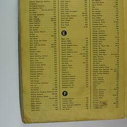 Catalogue - McPhersons. Newmarket Saleyards, Newmarket, 1960