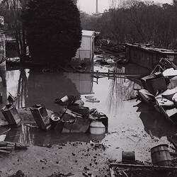 Photograph - Kodak Australasia Pty Ltd, Yarra River in Flood, Abbotsford, Victoria, 1934