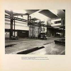 Photograph - Construction of Aerial Link to Convention Centre, Exhibition Building, Melbourne, 1977