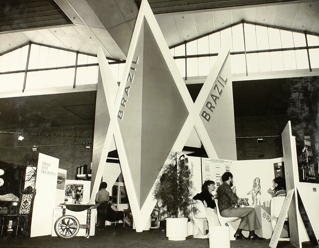 Photograph - Brazil Exhibit, The Melbourne International Centenary Exhibition, Royal Exhibition Buildings, 1980