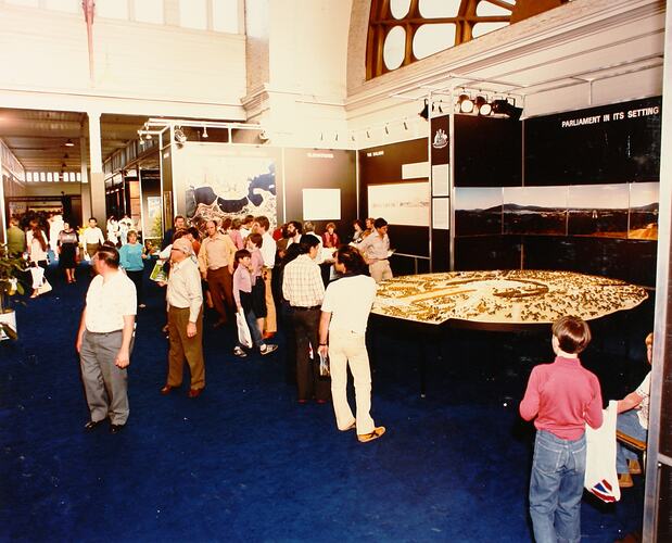 Photograph - Australian Government Exhibit, The Melbourne International Centenary Exhibition, Royal Exhibition Buildings, 1980
