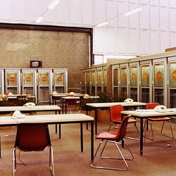 Photograph - Commonwealth Heads of Government Meeting, Media Centre, Western Annexe, Royal Exhibition Building, Melbourne, 30 Sep-7 Oct 1981