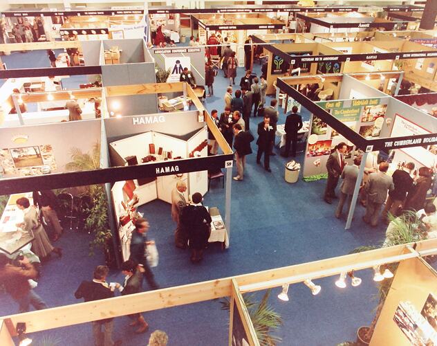 Photograph - Melbourne Meeting Mart, Centennial Hall, Royal Exhibition Building, Melbourne, 19 Jun 1984