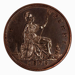 Proof Coin - Penny, Queen Victoria, Great Britain, 1879 (Reverse)