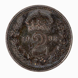 Coin - Twopence (Maundy), George V, Great Britain, 1932 (Reverse)
