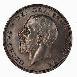 Coin - Halfcrown, George V, Great Britain, 1936 (Obverse)