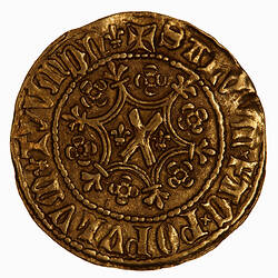 Coin - Demy, James I, Scotland, 1406-1437 (Obverse)