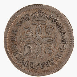 Coin - Groat, Charles II, Great Britain, 1679 (Obverse)