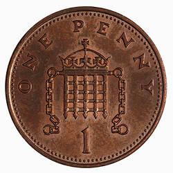Coin - 1 Penny, Elizabeth II, Great Britain, 1986 (Reverse)