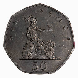 Coin - 50 New Pence, Elizabeth II, Great Britain, 1979 (Reverse)
