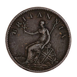 Coin - Farthing, George III, Great Britain, 1807 (Reverse)