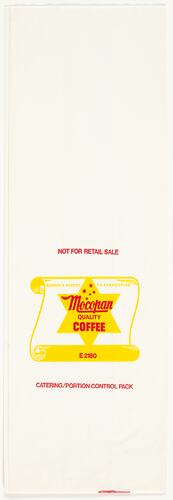 Plastic Bag - Mocopan, Coffee Catering Pack, circa 1972