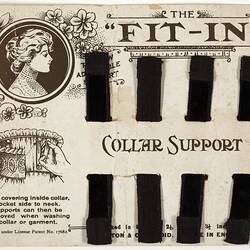 Collar Supports - 'The Fit-In', circa early 1900s
