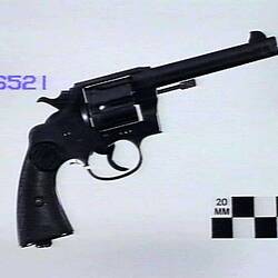 Colt centre fire revolver.