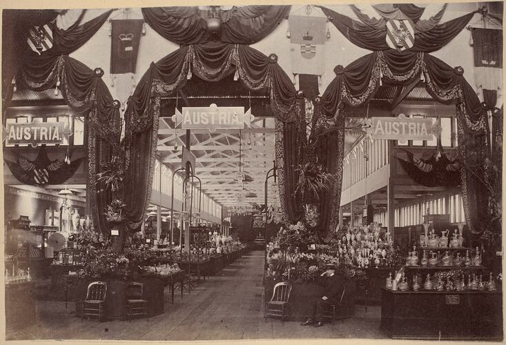 Austrian Court, Main Avenue, Exhibition Building, 1880-1881
