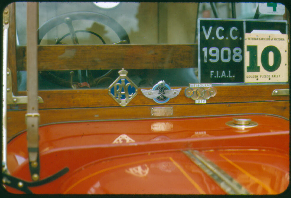 Slide Vintage Car Rally, Olympic Games, Melbourne, 1956