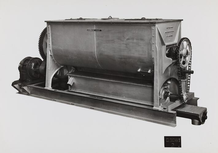 Photograph - Schumacher Mill Furnishing Works, 'Mixing Equipment', Port Melbourne, Victoria, circa 1940s