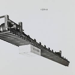 Photograph - Schumacher Mill Furnishing Works, Motor Driven Roller Conveyor, Port Melbourne, Victoria, circa 1940s