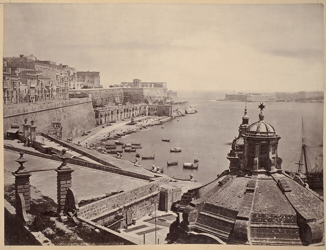 Ent. Grand Harbour, Malta, circa1870