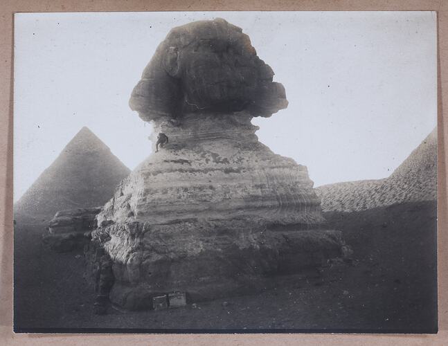 The Great Sphinx, Egypt, Captain Edward Albert McKenna, World War I, 1914-1915
