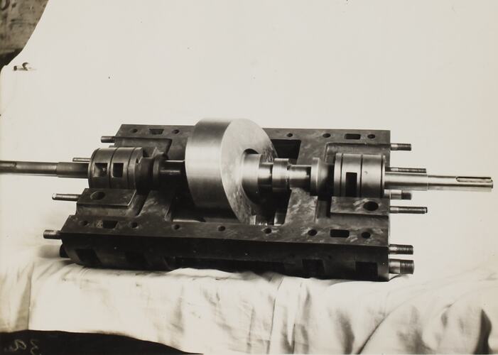 Photograph - Crankless Engines (Australia) Pty Ltd, Air Compressor Components, Fitzroy, Victoria, 1921