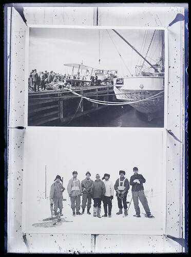 Glass Negative - Copy of Photographs Featuring Royal Australian Airforce (RAAF), Antarctica Relief Expedition, 1935-1936