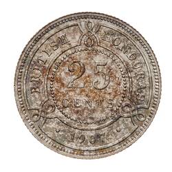 Coin - 25 Cents, British Honduras (Belize), 1907