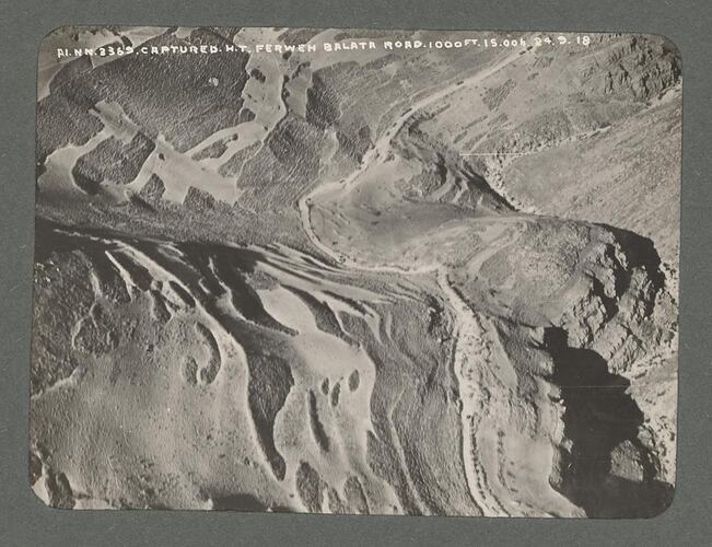 Photograph - Ferweh Balata Road, Middle East, World War I, 24 Sept 1918