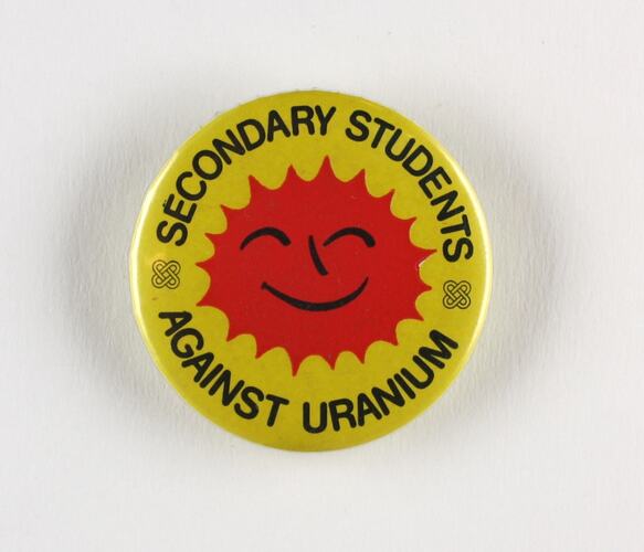 Button -Secondary Students against Uranium