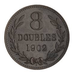 Coin - 8 Doubles, Guernsey, Channel Islands, 1902