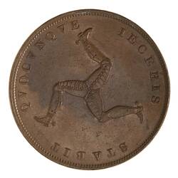 Coin - 1 Penny, Isle of Man, 1839